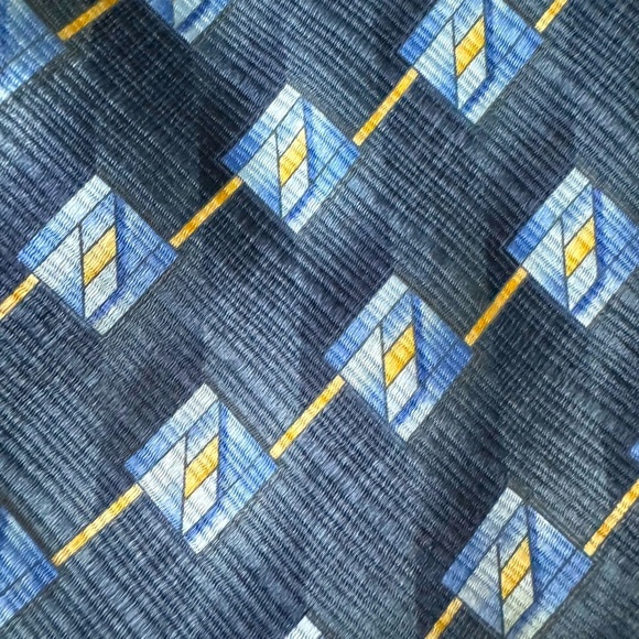 100% Silk Necktie DUO- Puritan steel gray & Harold Powell cranberry both Vintage - Picture 2 of 11